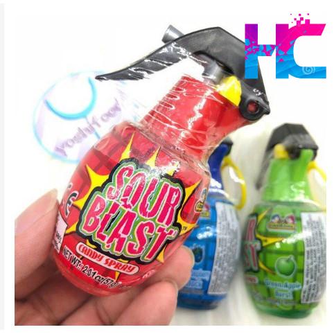 Kẹo đồ chơi hình lựu đạn xịt ra nước vị trái cây - hang_chuan