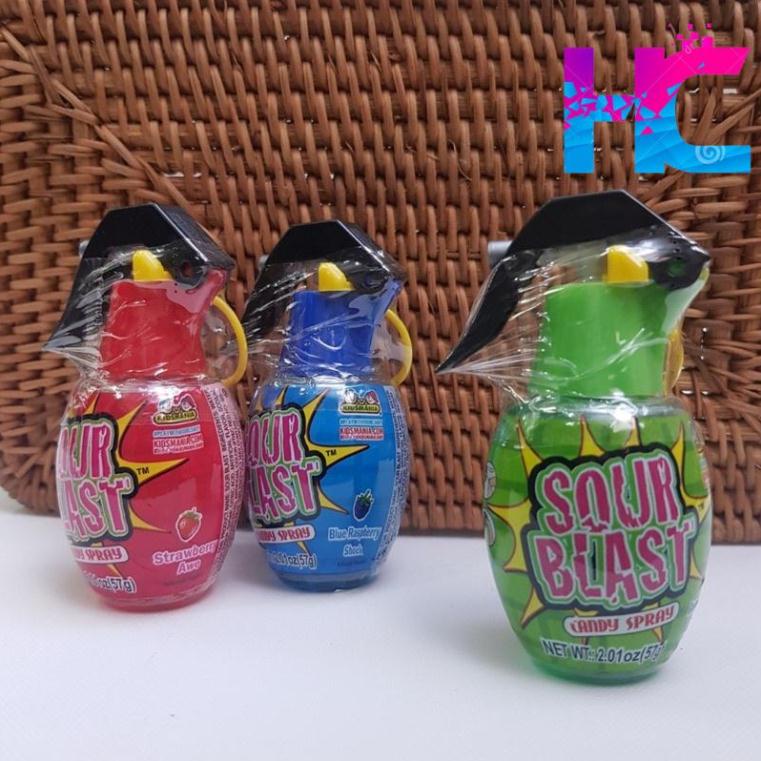 Kẹo đồ chơi hình lựu đạn xịt ra nước vị trái cây - hang_chuan