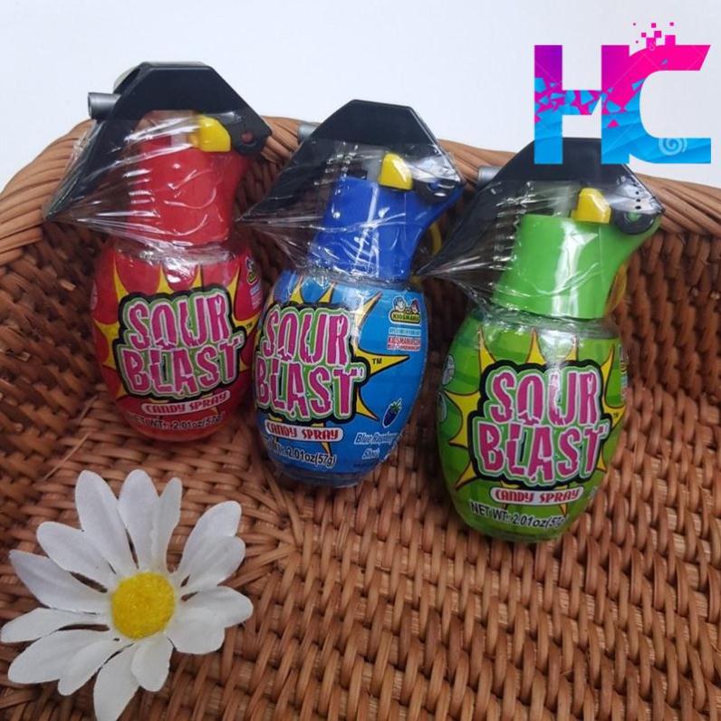 Kẹo đồ chơi hình lựu đạn xịt ra nước vị trái cây - hang_chuan