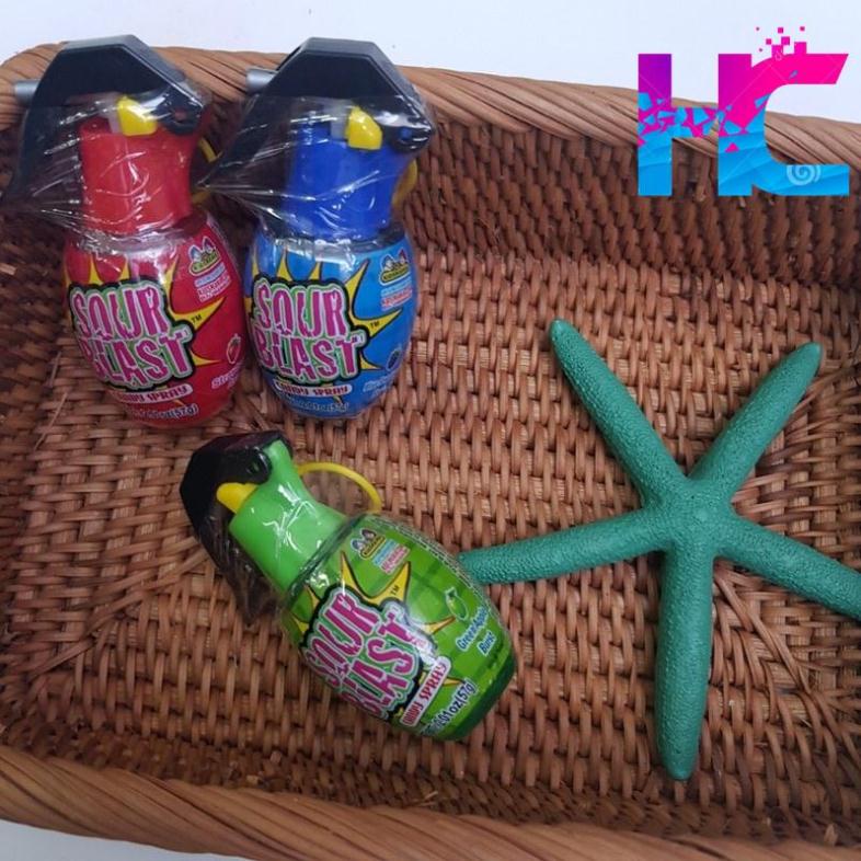 Kẹo đồ chơi hình lựu đạn xịt ra nước vị trái cây - hang_chuan