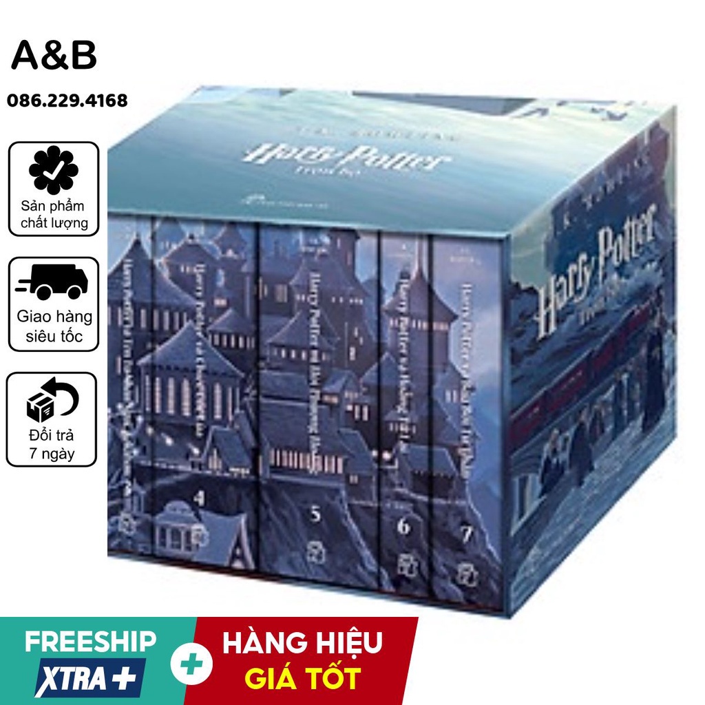 📚 Harry Potter (Combo 7 tập bản tiếng anh) | Thanh lý - Xả Kho