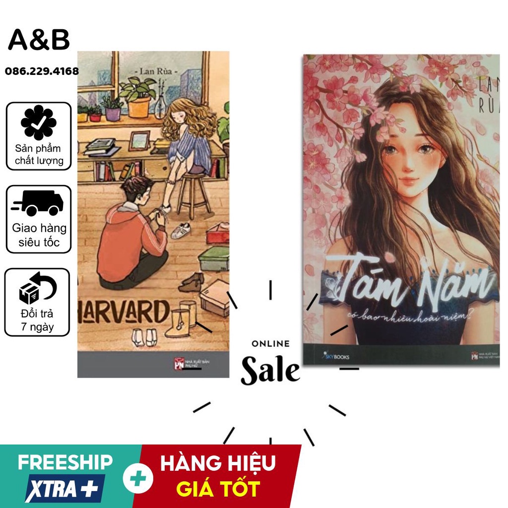 📚 combo 2 cuốn tớ thích cậu hơn cả harvard + tám năm có bao nhiêu hoài niệm | Thanh lý - Xả Kho