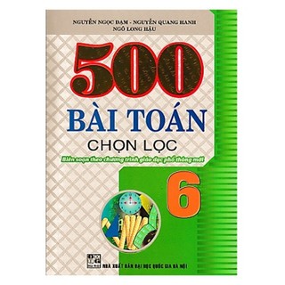 Sách - 500 bài toán chọn lọc lớp 6