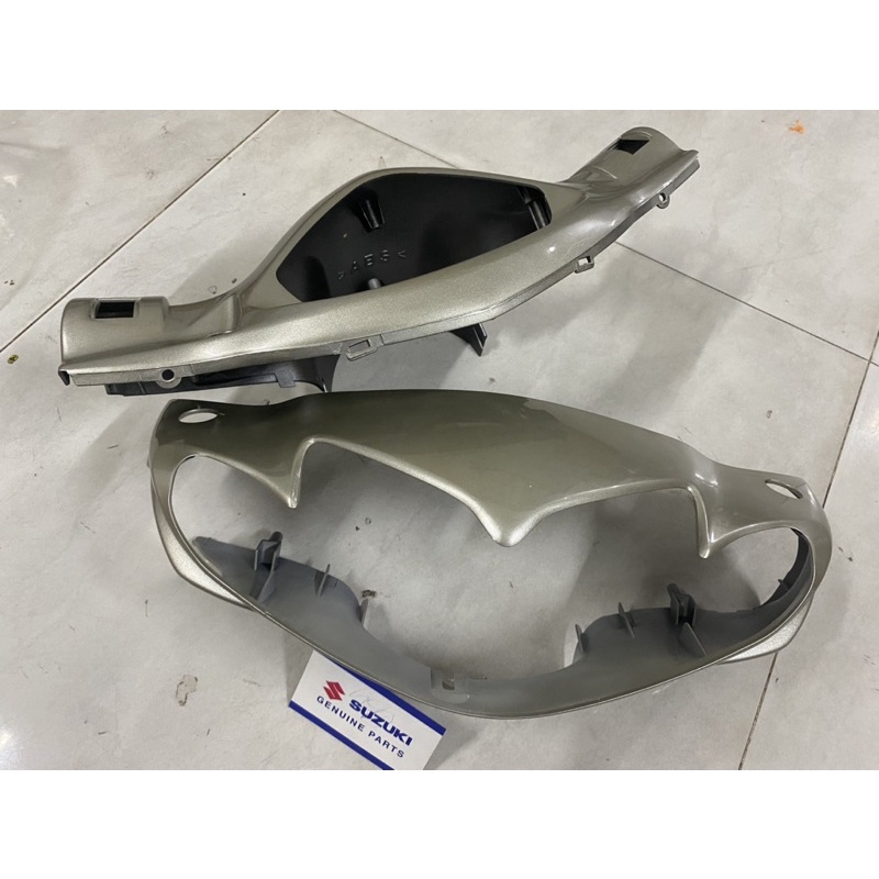 bộ đầu đèn shogun 125 suzuki màu vàng chính hãng