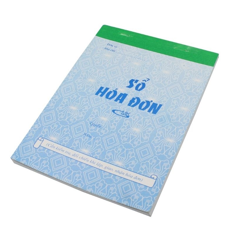 Sổ hóa đơn bán lẻ, hóa đơn bán hàng, sổ 1, 2 và 3 liên