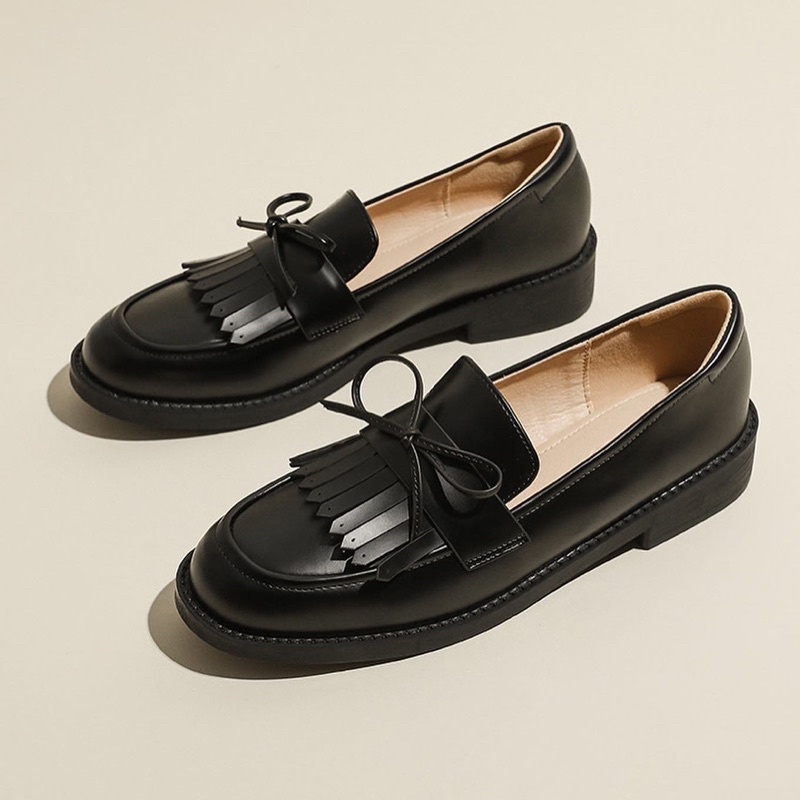 Giày lười loafer gắn nơ - Teahoo Loafer Ribbon - Coishoes