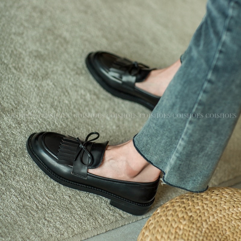 Giày lười loafer gắn nơ - Teahoo Loafer Ribbon - Coishoes