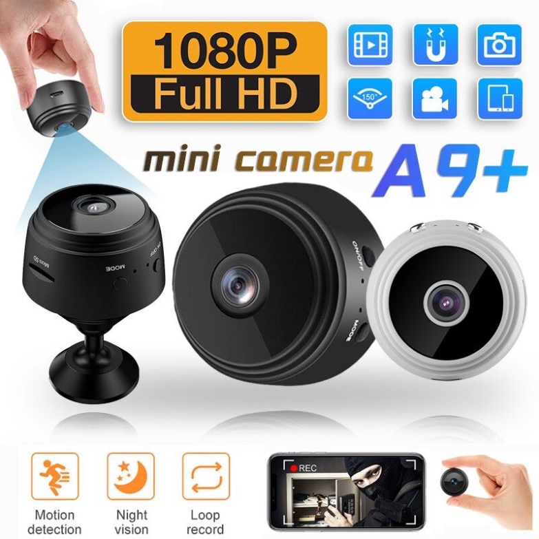 Camera không dây wifi A9 kết nối điện thoại có app quản lý, camera giám sát chống trộm