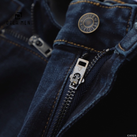 Quần Jean Nam LACOSTE NAVY Lót Viền Ống Form SlimFit Mềm Mịn Co Giãn Hàng Xuất Xịn Có Big Size Cao Cấp Dolamen