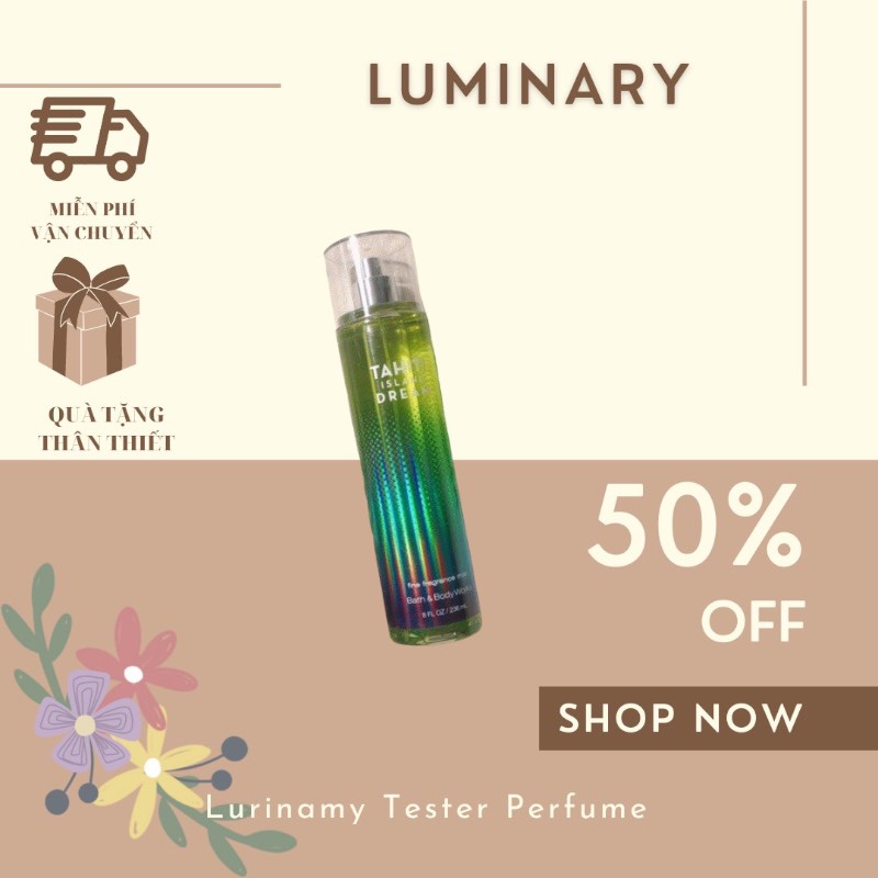Xịt Thơm Toàn Thân Body Mist BBW - TAHITI ISLAND DREAM