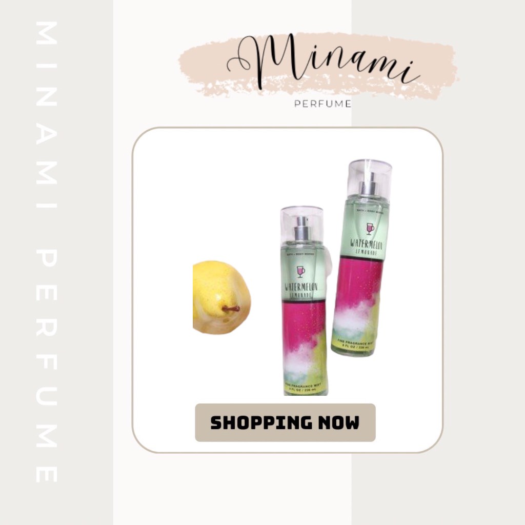 Xịt Thơm Toàn Thân Body Mist BBW - WATERMELON LEMONADE