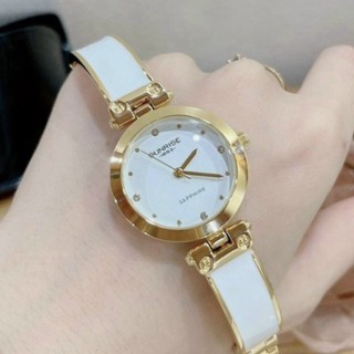 Đồng hồ nữ Sunrise kính chống xước, dây lắc, bảo hành 12 tháng.