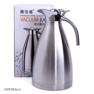Bình nước giữ nhiệt inox 2 lớp cao cấp siêu to 2 lít