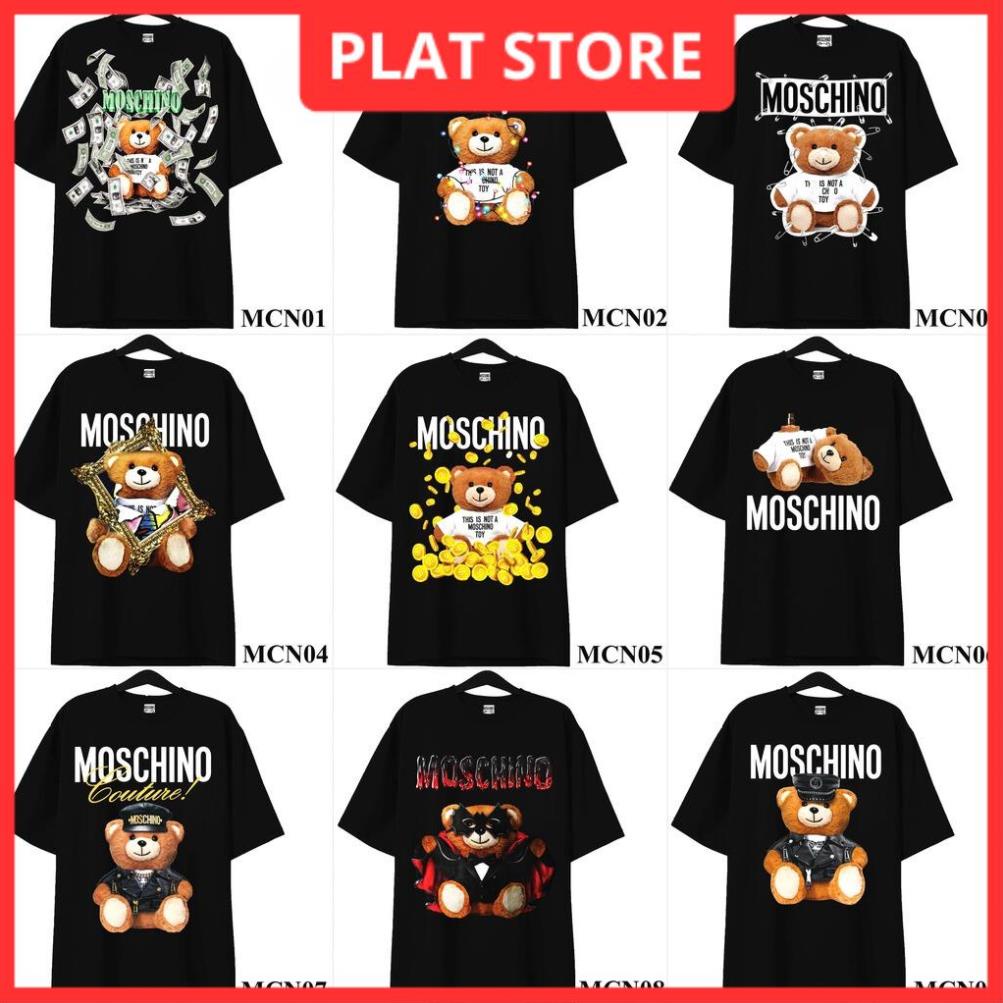 Áo thun Nam Nữ Local Brand Tay lỡ From rộng, áo Moschino Teddy chất liệu cotton 4 chiều đẹp nhất shopee | BigBuy360 - bigbuy360.vn