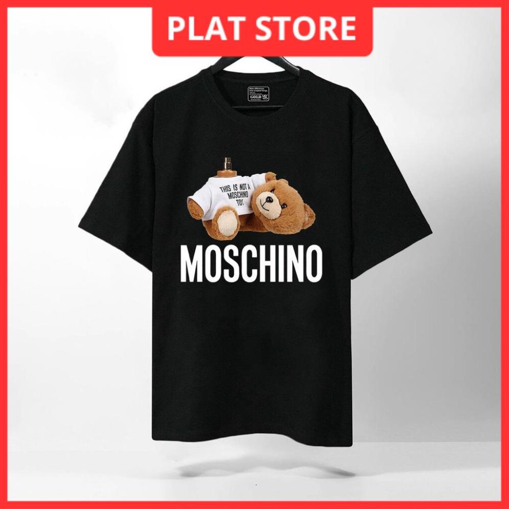 Áo thun Nam Nữ Local Brand Tay lỡ From rộng, áo Moschino Teddy chất liệu cotton 4 chiều đẹp nhất shopee | BigBuy360 - bigbuy360.vn
