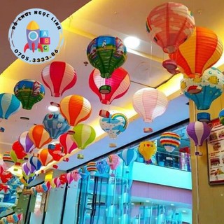 Khinh khí cầu giấy - đèn lồng khinh khí cầu