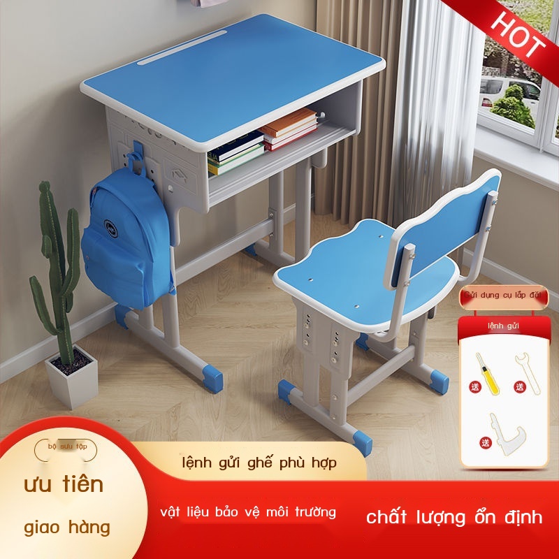 Bộ bàn học trẻ em nâng