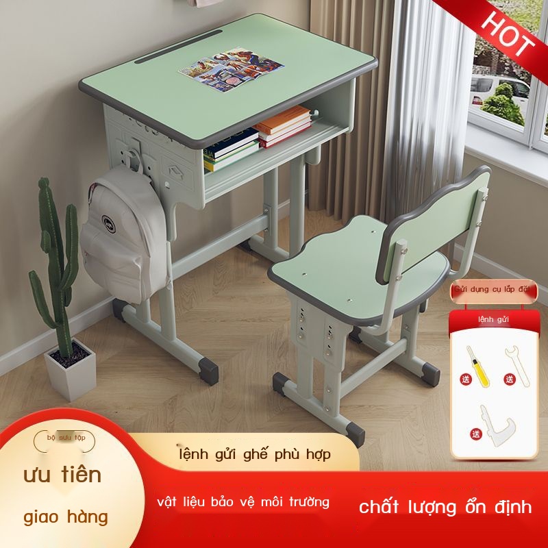 Bộ bàn học trẻ em nâng
