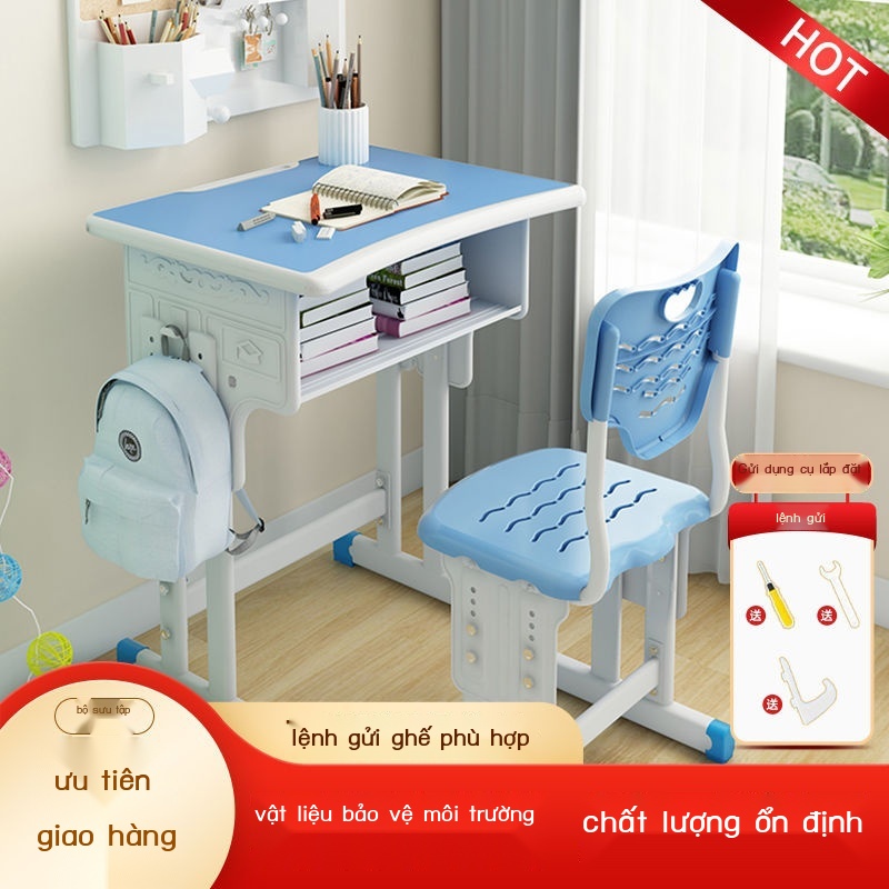 Bộ bàn học trẻ em nâng
