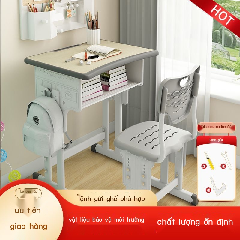 Bộ bàn học trẻ em nâng