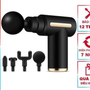 Máy massage cầm tay 6 chế độ - súng massage trị đau giãn cơ rẻ nhất shopee