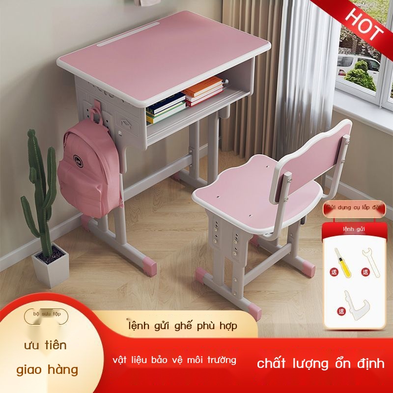 Bàn học trẻ em có thể nâng hạ ghế