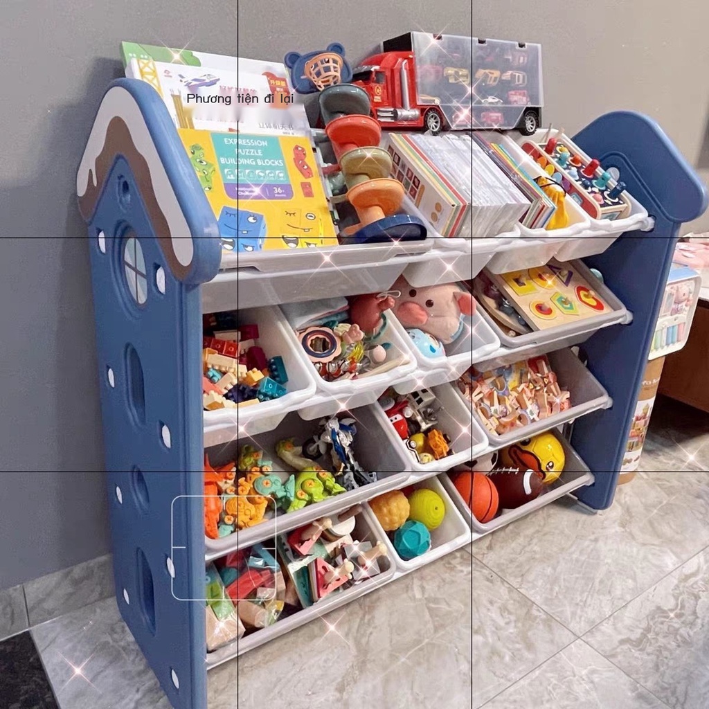 Giá để đồ chơi trẻ em tổ chức lưu trữ