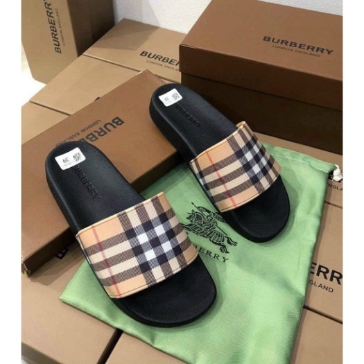 Dép Nam Quai Ngang BBR, thời trang trẻ trung ( đế cao su đúc bền đép đi êm chân ) full box