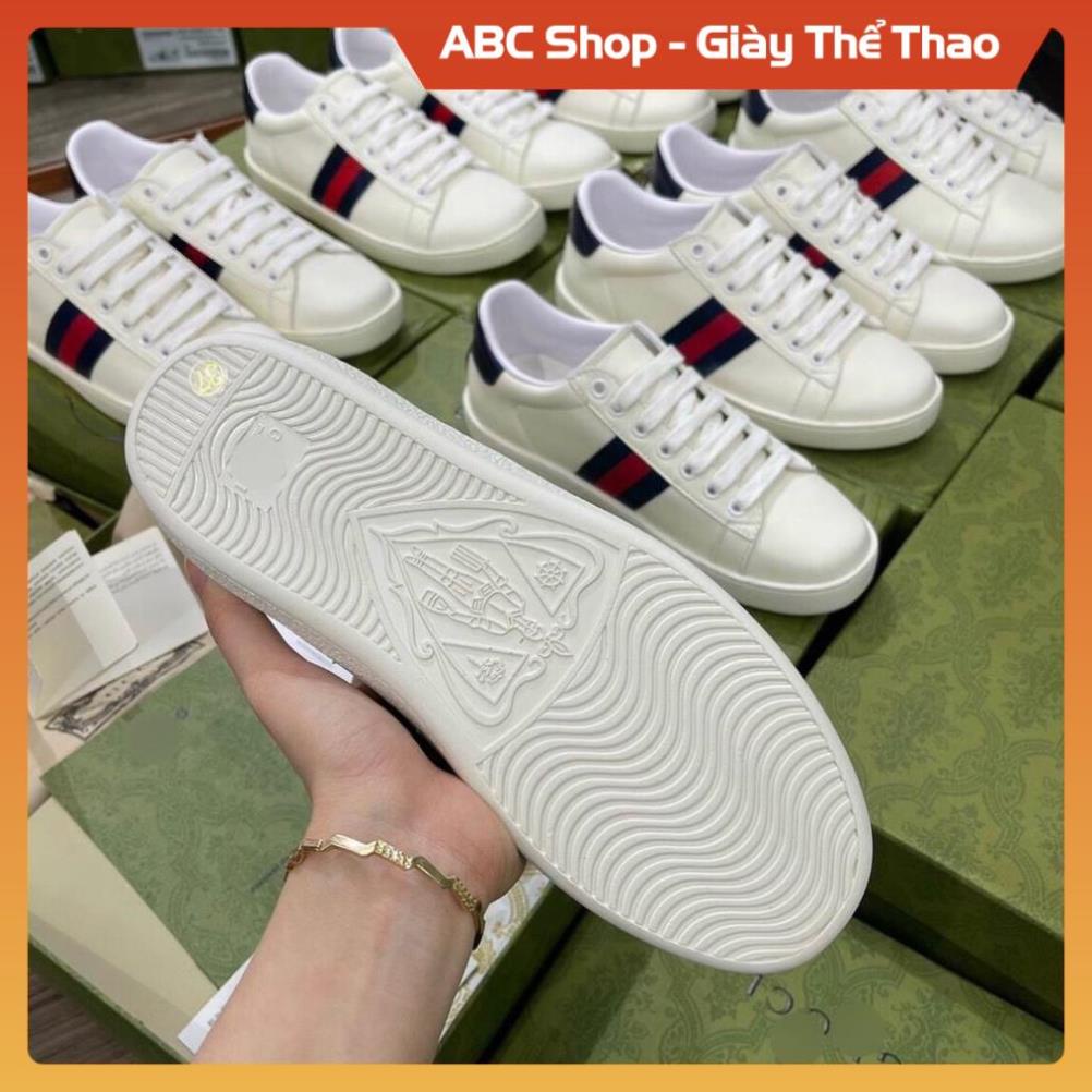Mua Giày Sneaker Gucc.i trắng trơn ba sọc tím đỏ, Giày Thể Thao nam nữ ...
