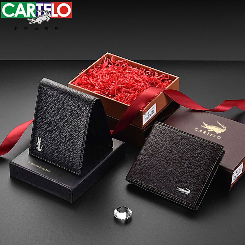 Ví Da Cá Sấu Chính Hãng Có Khóa Kéo Dành Cho Nam