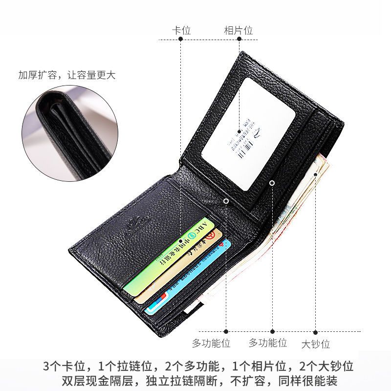 Ví Da Cá Sấu Chính Hãng Có Khóa Kéo Dành Cho Nam