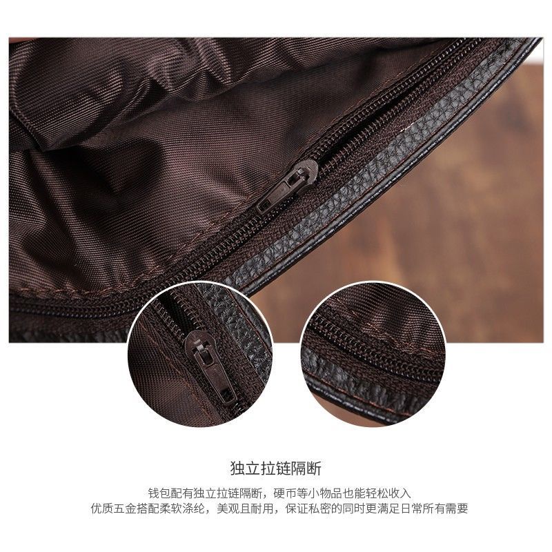 Ví Da Cá Sấu Chính Hãng Có Khóa Kéo Dành Cho Nam