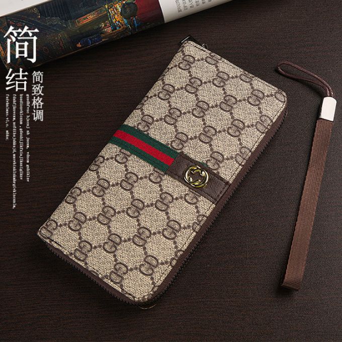 Ví Dài Cầm Tay Có Dây Kéo Đựng Điện Thoại Nhiều Ngăn Thẻ Dành Cho Nam Nữ