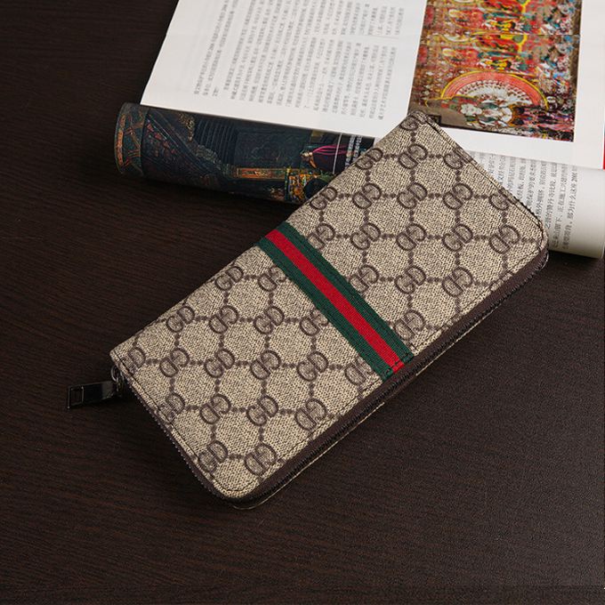 Ví Dài Cầm Tay Có Dây Kéo Đựng Điện Thoại Nhiều Ngăn Thẻ Dành Cho Nam Nữ