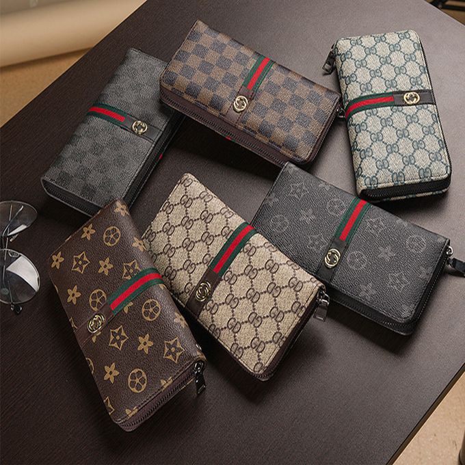 Ví Dài Cầm Tay Có Dây Kéo Đựng Điện Thoại Nhiều Ngăn Thẻ Dành Cho Nam Nữ