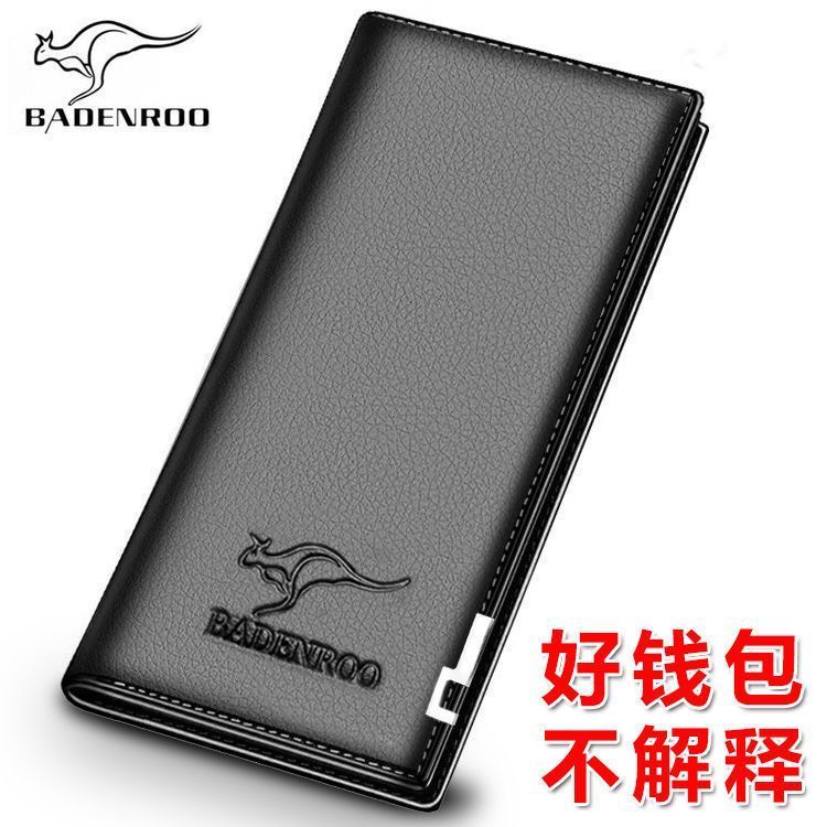 Ví Da Mềm Siêu Mỏng Dáng Dài Cỡ Lớn Thời Trang Cho Nam