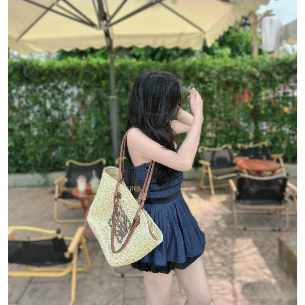 Aó Hai Dây Jean Bo Chun Siêu Xinh CC130 TAT (HỎA TÔC)