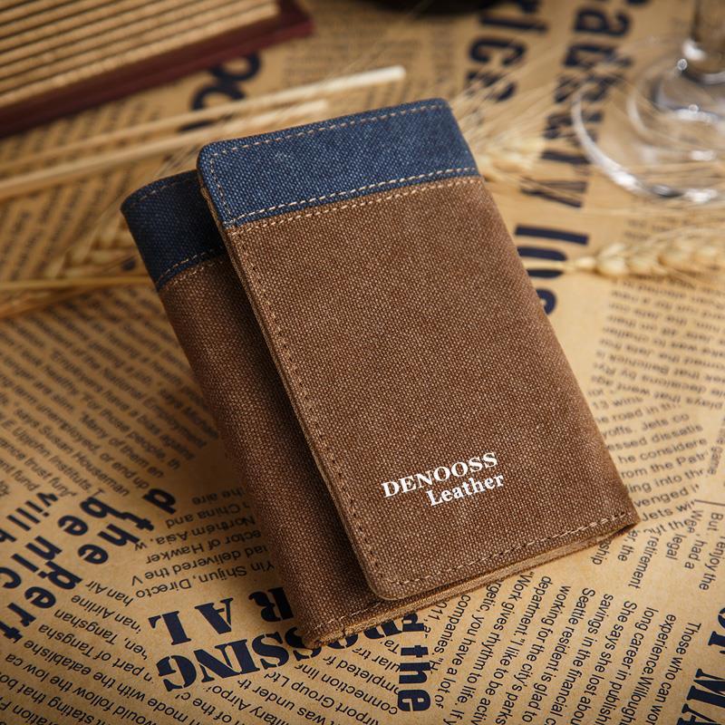 Ví Nam Ngắn Vải Jean Thời Trang Trẻ Trung