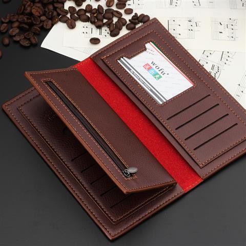 Ví Dài Siêu Mỏng Kiểu Dáng Đơn Giản Thời Trang Cho Nam