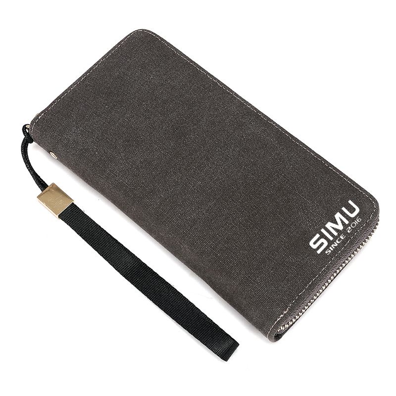 Ví Da Cầm Tay Dáng Dài Đa Năng Phong Cách Hàn Quốc Thời Trang Cho Nam