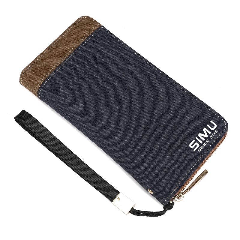 Ví Da Cầm Tay Dáng Dài Đa Năng Phong Cách Hàn Quốc Thời Trang Cho Nam