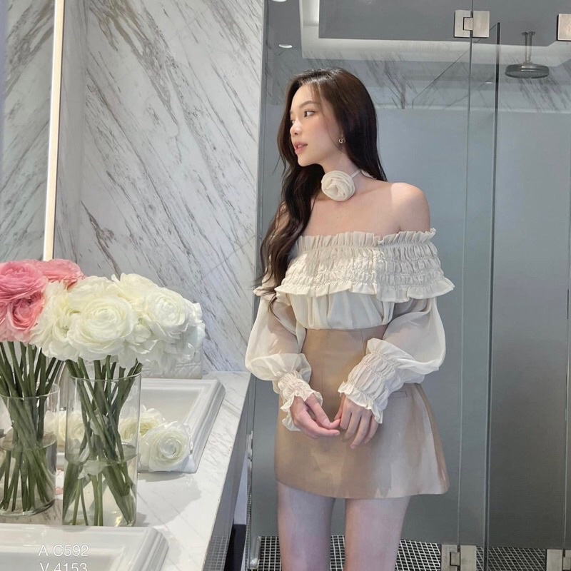 Chân váy chữ A chất liệu tapta hàng cao cấp loại 1 GL Clothing