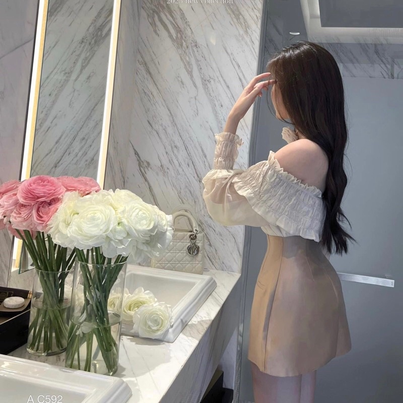 Chân váy chữ A chất liệu tapta hàng cao cấp loại 1 GL Clothing