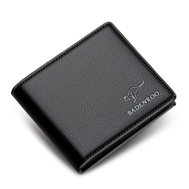 Ví Da Thật Dáng Ngắn Phong Cách Hàn Quốc Cho Nam