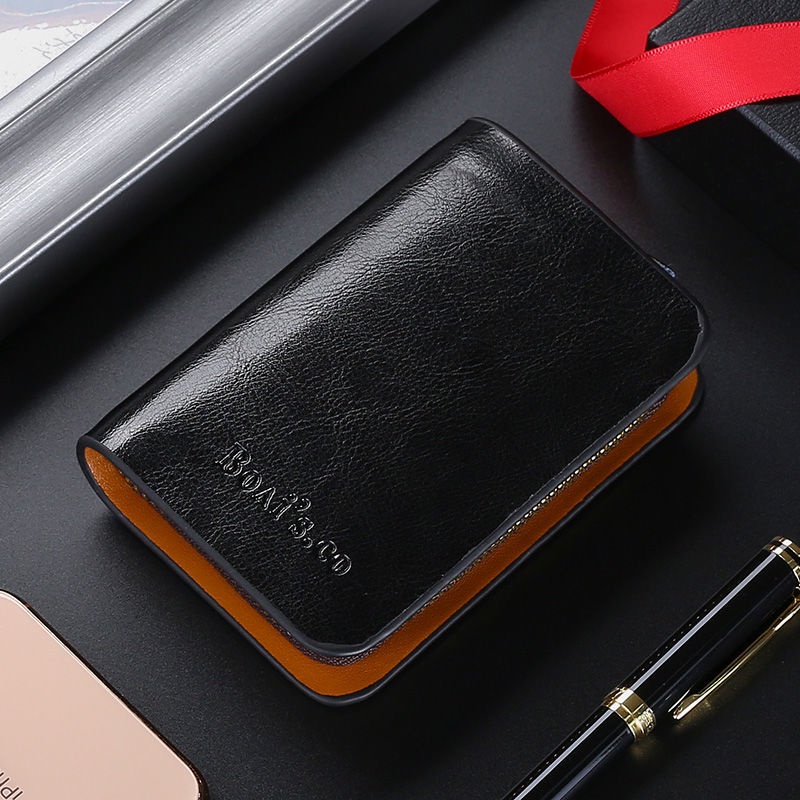 Ví Da Đựng Chìa Khóa Đa Năng Phong Cách Hàn Quốc Cho Nam