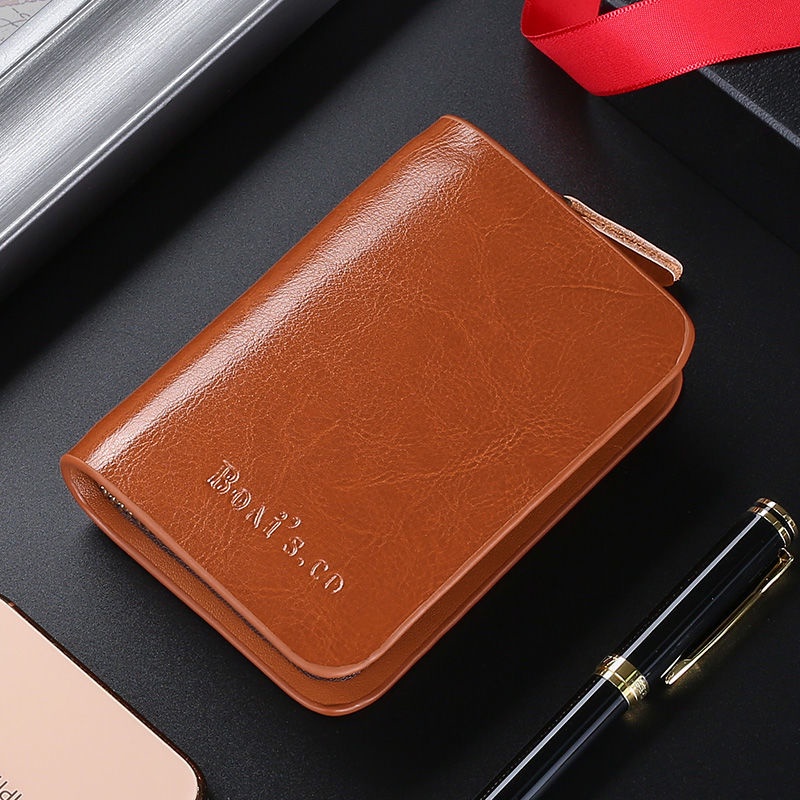 Ví Da Đựng Chìa Khóa Đa Năng Phong Cách Hàn Quốc Cho Nam