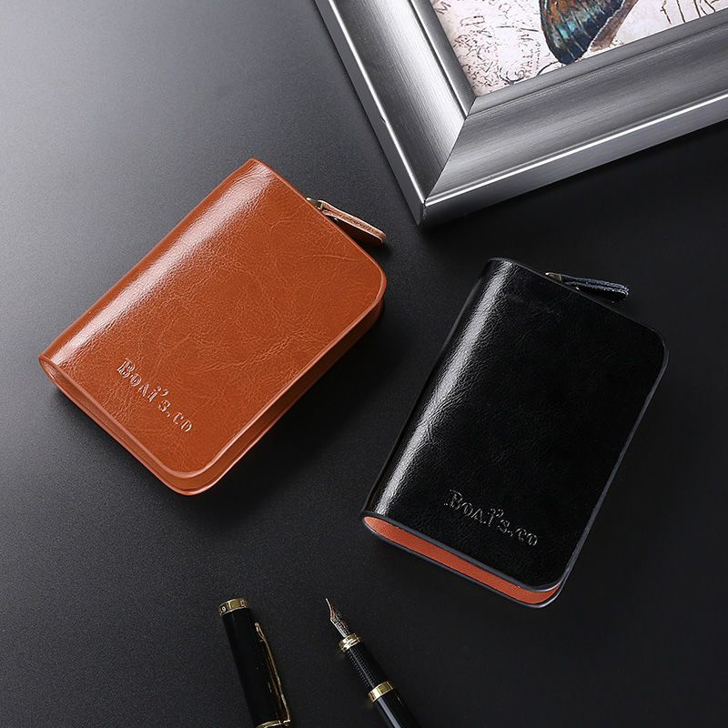 Ví Da Đựng Chìa Khóa Đa Năng Phong Cách Hàn Quốc Cho Nam