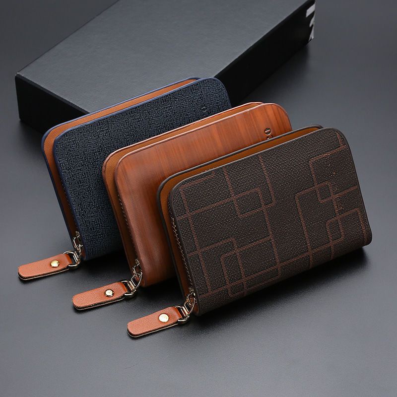 Ví Da Đựng Chìa Khóa Đa Năng Phong Cách Hàn Quốc Cho Nam