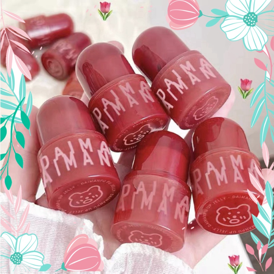 Son kem dạng hũ DAIMANPU son bóng thạch mướt môi Ying Seal Lip Frozen DAIM21