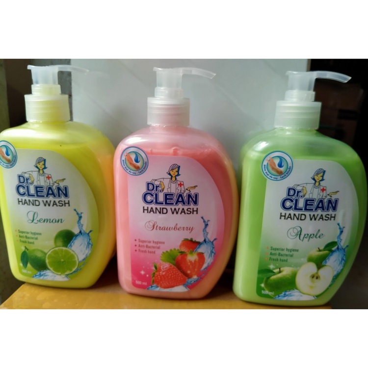 Nước Rửa Tay DR CLEAN Hàng Chính Hãng 200gr/ chai 500ml/ chai